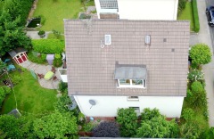 Haus Sicht linke Seite