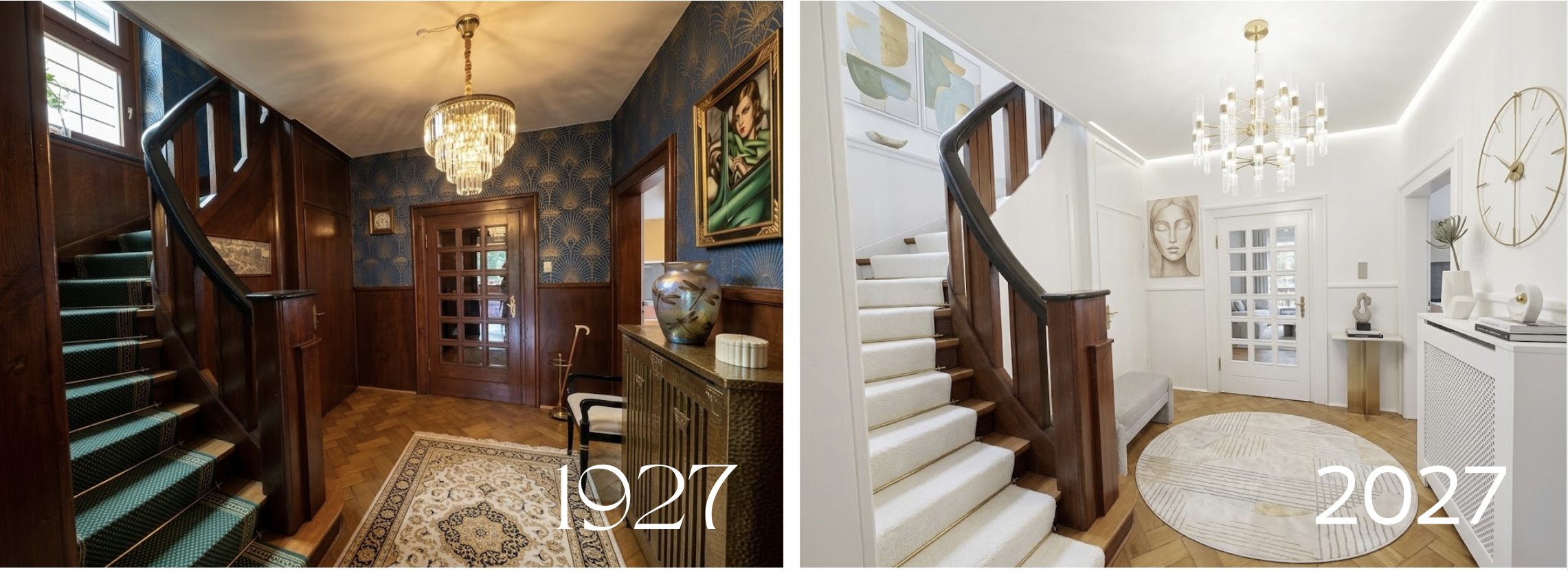 Digital Homestaging Villa Bergerhausen 1927 vs 2027